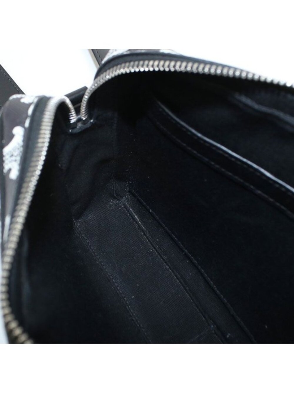 Celine Shoulder Bag Triomphe Canvas Crossbody Calf - Picture 6 of 8